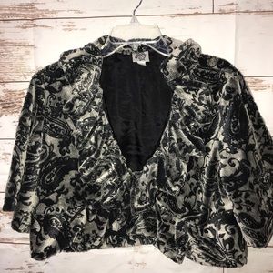 Ivy Jane Shaw/cardigan velvet grey
